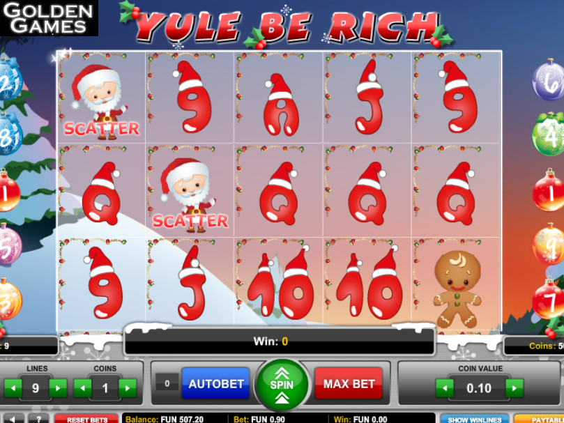 Игровой автомат Yule be Rich — бесконечный праздник!